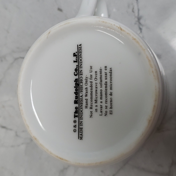 Rudolph Flying Right Gold Rimmed Mug - Picture 7 of 7